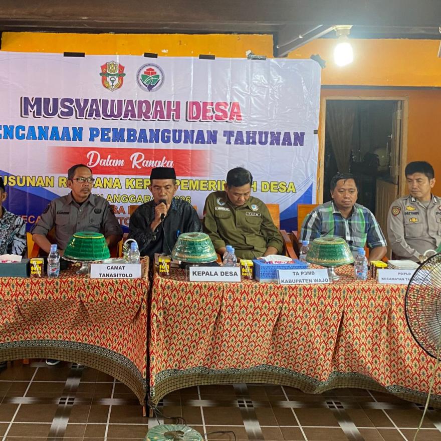 Musyawarah Desa Mario Bahas Rencana Pembangunan Tahun 2026